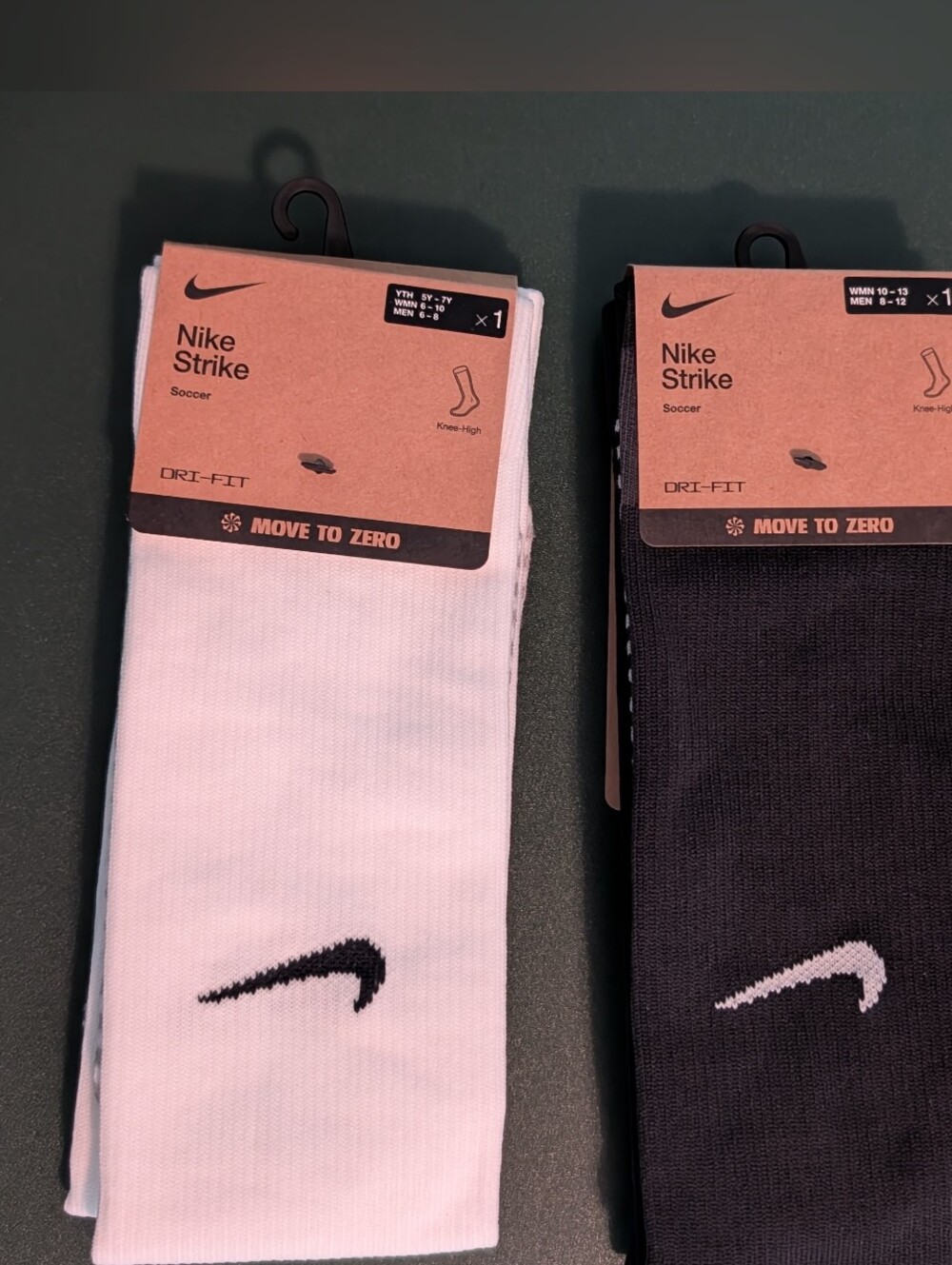 Black And White Nike Soccer Socks